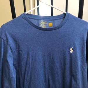 Polo Ralph Lauren Men’s Longsleeve, Size Medium, Blue heather